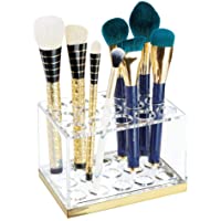 mDesign Práctico expositor de maquillaje – Decorativo organizador de cosméticos para máscara o labiales – Caja para…
